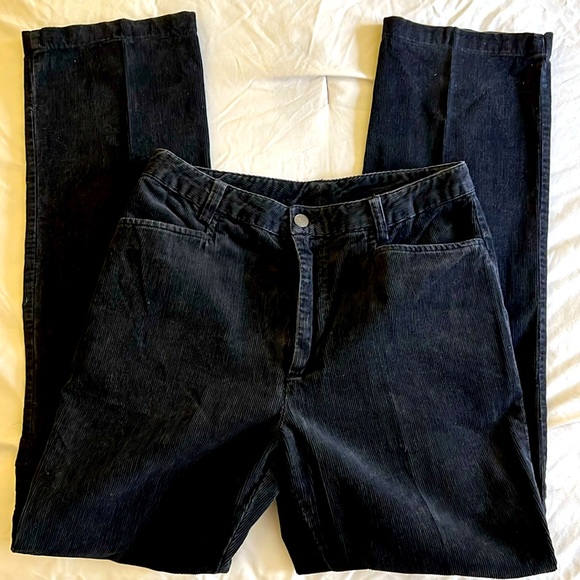 bill blass Pants - Bill Blass Women’s Size 6 Black Corduroy Pants
